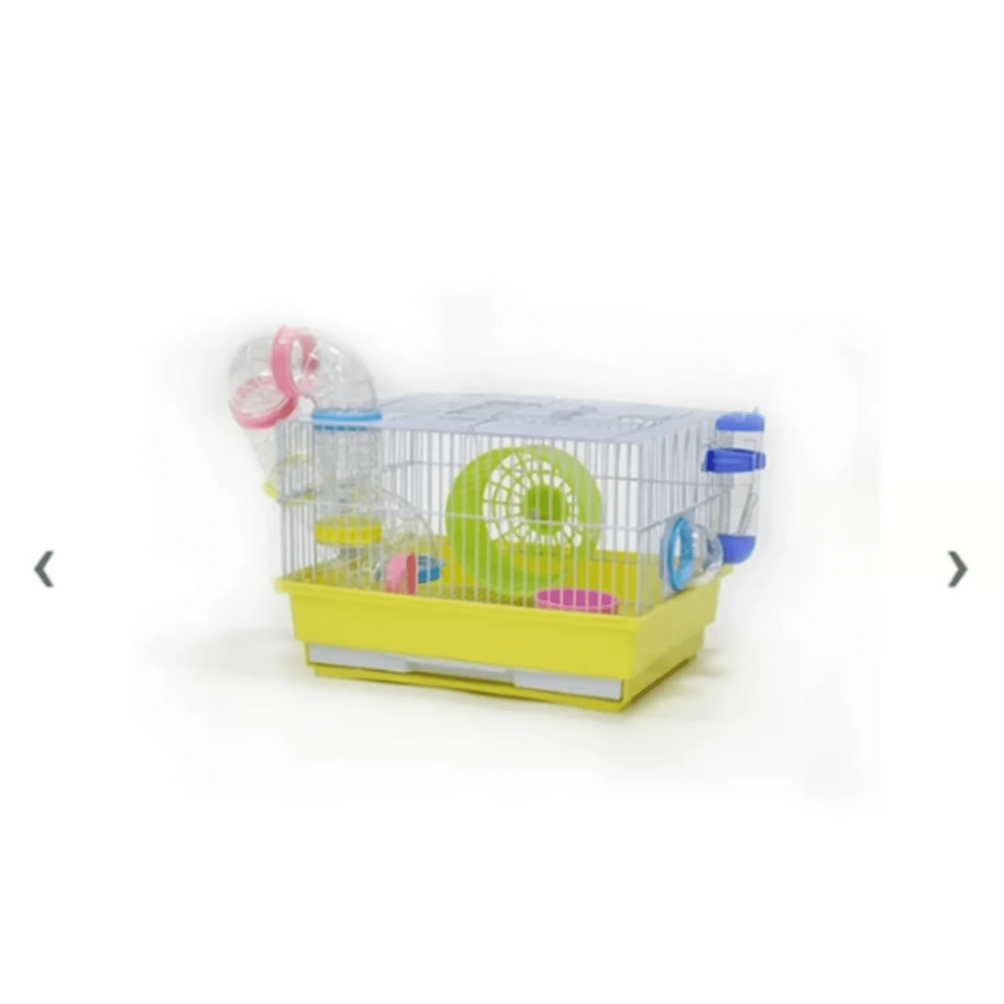 Genérico - Jaula Hámster Con Laberintos Tubos Rueda Y Accesorios Verde