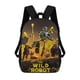 thumbnail image 1 of Robot Salvaje-theme Backpack, Campus style schoolbag Bookbag with Adjustable Shoulder Straps And Large Zip Compartment, Unisex Travel Bags., 1 of 6