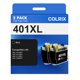thumbnail image 1 of Cartuchos de tinta COLRIX LC401XL compatibles con Brother, 1 of 9