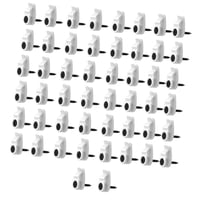 Magideal - Abrazadera Extensora De Escritorio De 2 Piezas, Soporte De Bandeja De Teclado, Universal, Fácil De Instalar, Soporte De Placa De Extensión Para Oficin Blanco