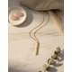 thumbnail image 2 of Collar Cubico Candado Silver Gold Space Hombre Mujer Moda, 2 of 3