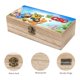 thumbnail image 3 of Agente Especial Oso Caja Organizadora de Madera Rústica - Caja Decorativa Multifuncional para Escritorio, Hogar, Oficina, Joyas y Manualidades, 3 of 6
