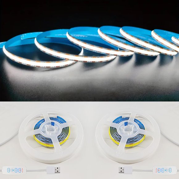 Tira de LED ZSLAIFU 2 unidades 100 cm 5 V USB flexible