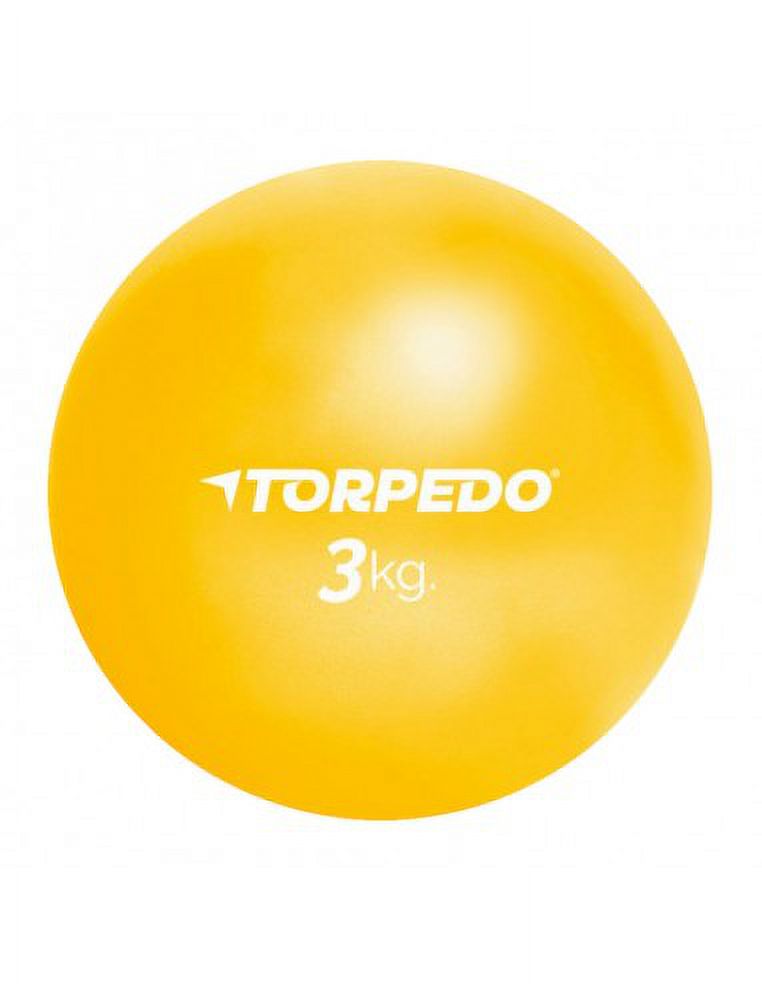 Torpedo - Balón Medicinal Silicona 3 Kg Amarillo