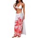 thumbnail image 4 of INSPIRE CHIC Bikini 3 Piezas Mujeres Regreso a Clases Top Halter Floral, 4 of 5