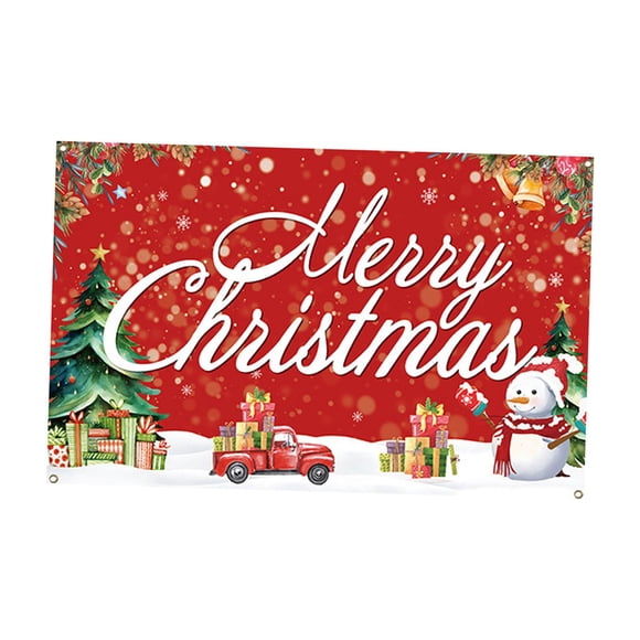 Pancarta Colgante Para Puerta De Garaje Navideña, Pancarta Navideña Para Cubrir El Garaje Para Fiestas, Estilo B