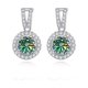 thumbnail image 4 of Aretes de Moissanita para Mujer 1cttw Color D Claridad VVS1 Aretes Colgantes de Diamante Aretes de Boda de Plata Esterlina para Novias Dama de Honor con Certificado, 4 of 9
