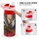 thumbnail image 4 of One-Punch ManBotella de Agua con Tapa Pop Top de Un Toque, Acero Inoxidable, a Prueba de Fugas, para Deportes, Botella Infantil rosa 12 oz, 4 of 6