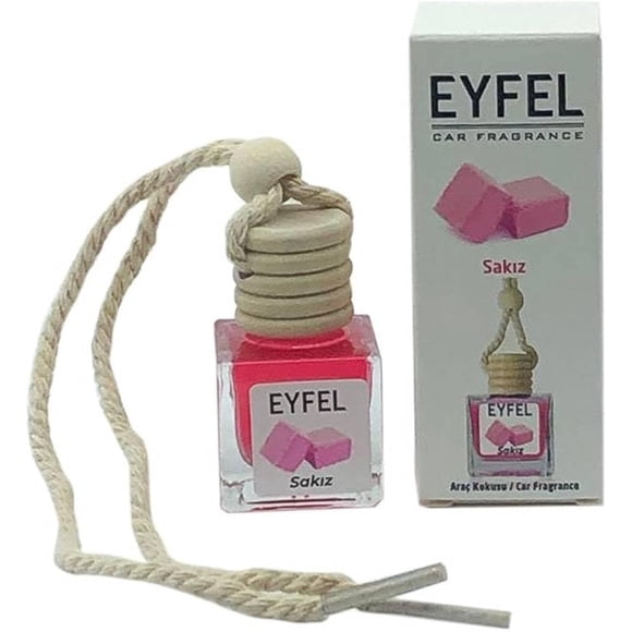 Ambientador para Auto Eyfel Eau De Parfum Aroma a Chicle 10ml Rosa