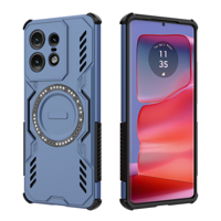 Funda Foxdock Para Motorola Edge 50 Pro 5G , Magnética, Resistente A Golpes, Con Soporte, Unisex, Carga Inalámbrica