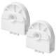 thumbnail image 1 of Rodillos para cajón del congelador del refrigerador Superbobi 2 uds AHJ72909001, 1 of 6
