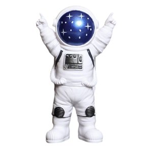 Magideal - Cute Astronaut Figurine Spaceman Statue For Home Living Room Type Bar Hotel Bedroom Bookshelf Tv Shelf Decor Ornament Crafts Educational Toys Victoria