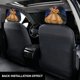 thumbnail image 3 of Bella de La Bella y la Bestia Funda Protectora Universal para Reposacabezas de Coche, Funda Elástica para Reposacabezas de Asiento de Auto, Funda de Tela Antipolvo, Accesorios de Interior 2 Piezas, 3 of 6