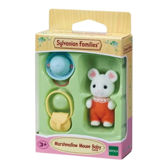 Epoch Sylvanian Families Marshmallow Mouse Baby 5408