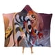 thumbnail image 1 of Hamburglar Manta Capa con Capucha Anti-Bolitas, Manta de Lana Ártica Suave, Manta Portátil de Felpa Ligera y Lujosa, Poncho para Siesta en Casa y Oficina, 100*130cm, 1 of 6