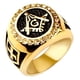 thumbnail image 1 of Anillo de Hombre Mujer Mason Gold Space Moda Vintage, 1 of 3