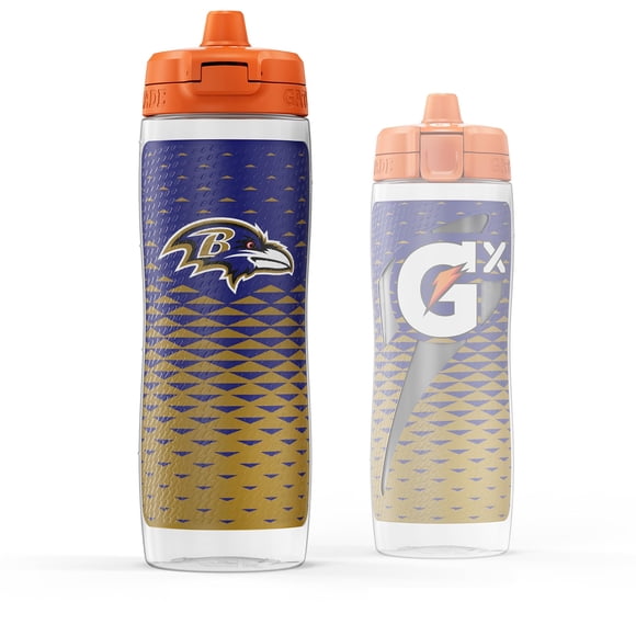 Botella Squeeze Gatorade Gx NFL de 900 ml, antideslizante, con hidratación