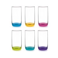 Cristar - Display 6 Vasos Altos Monterrey Fondo Color 445Cc