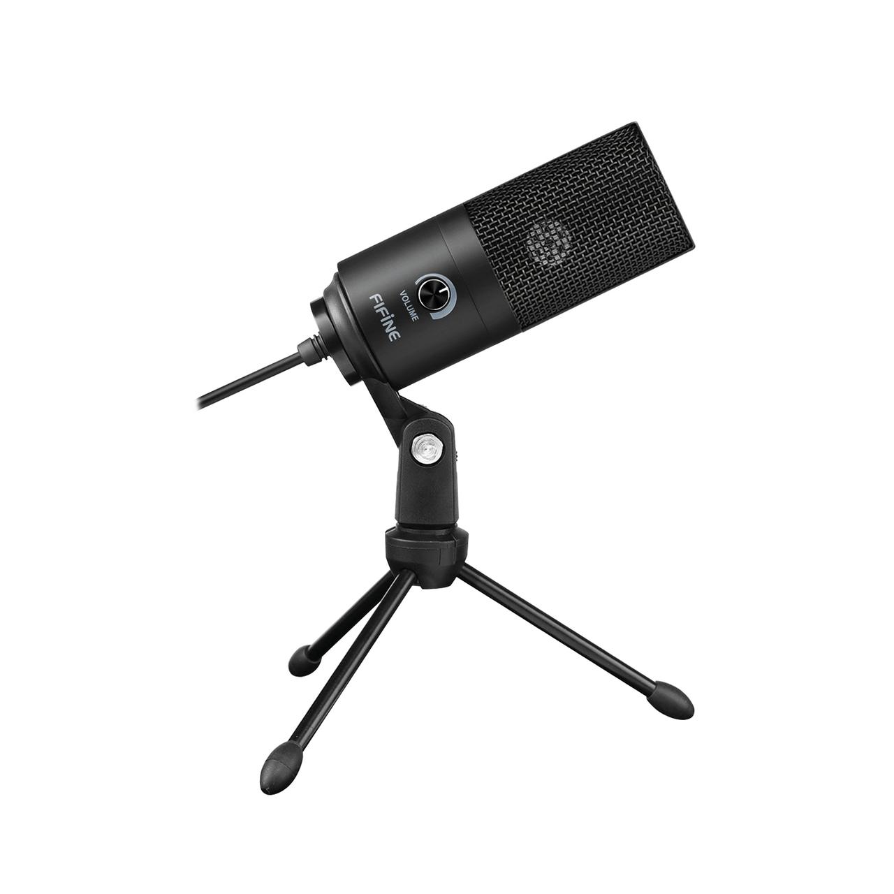 Microfono Condesador Fifine Negro Usb K669B Open Box