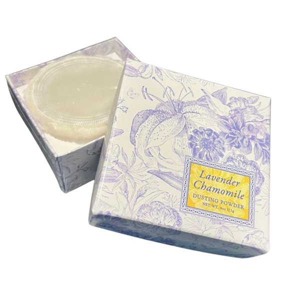 Polvo para espolvorear Greenwich Bay Trading Company, lavanda y manzanilla, 120 ml