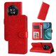 thumbnail image 1 of Funda tipo cartera FOXDOCK para Honor Magic 4 Pro , diseño girasol en relieve, cuero PU, cierre magnético, soporte y tarjetero, 1 of 5