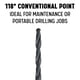 thumbnail image 3 of Kit de brocas y grifos Drill America POU1/2-13 POU Series, 3 of 9