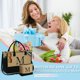 thumbnail image 2 of Bolsa de playa de yute con iniciales personalizadas YOOLIFE, 2 of 7