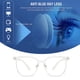 thumbnail image 5 of Gafas cuadradas de luz azul para hombres y mujeres, gafas para computadora con bloqueo UV, gafas con lentes transparentes, 5 of 5