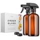 thumbnail image 1 of Botellas de aerosol LiBa de vidrio ámbar, 500 ml, 2 paquetes, recargables, 1 of 9