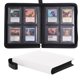 thumbnail image 1 of Carpeta SKYHJK 128 cartas 3"×4" toploader de cuero PU, 1 of 7