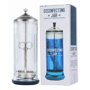 Linastore - Botella Frasco Grande De Vidrio Desinfectante De Implementos