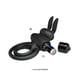 thumbnail image 3 of Anillo Conejito Vibrador Doble Negro, 3 of 4