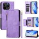 thumbnail image 4 of Funda Billetera Cremallera para BLU Bold K10 con Porta Tarjetas, Soporte y Correa Morado, 4 of 5
