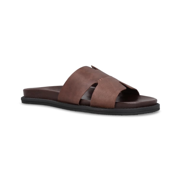 Sandalias Hombre Cuero Brandy Quinn Cardinale marron claro 38