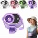 thumbnail image 1 of Ventilador clip coche aire acondicionado USB recargable LED 360° rotación coche oficina camping, 1 of 8