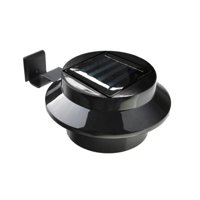 Concepts Life - Foco Led Redondo Con Panel Solar 3.7V Negro