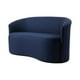 thumbnail image 2 of Sofa Curvo En Lino Azul, 2 of 3