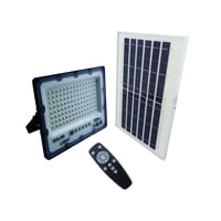 Importclick - Proyector Led 100 Watt Panel Solar 120 Led Control Remoto