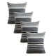 thumbnail image 1 of Pack De 4 Fundas De Cojin Con Relieve 45x45cm Gris, 1 of 4