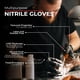 thumbnail image 5 of Guantes desechables de nitrilo London Labs negros de 4 mil (XL), 5 of 6