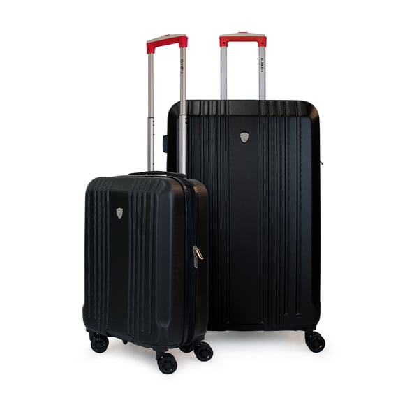 Pack 2 maletas S+L Olympia 10y23kg negra-roja