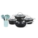 thumbnail image 1 of Batería Cocina Black Copper 7pzs + Set 12 Utensilios Calipso, 1 of 7