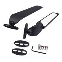 Magideal - Espejos Laterales Giratorios De Ala Para Motocicleta Cnc Para R3 R25 Nmax155, Repuestos De Estético Duradero Exterior