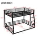 thumbnail image 2 of Metal Full XL over Queen Bunk Bed for Teens and Adults,Space-Saving/Noise Reduced/No Box Spring Needed,Black, 2 of 3