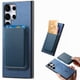 thumbnail image 5 of Funda de Cuero Magnética con Tarjetero para Samsung Galaxy S25 Ultra Cubierta Delgada Azul, 5 of 5