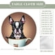 thumbnail image 2 of Boston Terrier theme Fitted Round Tablecloths Elastic Edged Table Covers Waterproof Table Cloth For Kitchen Holiday Party Tables Decor 150cm, 2 of 6
