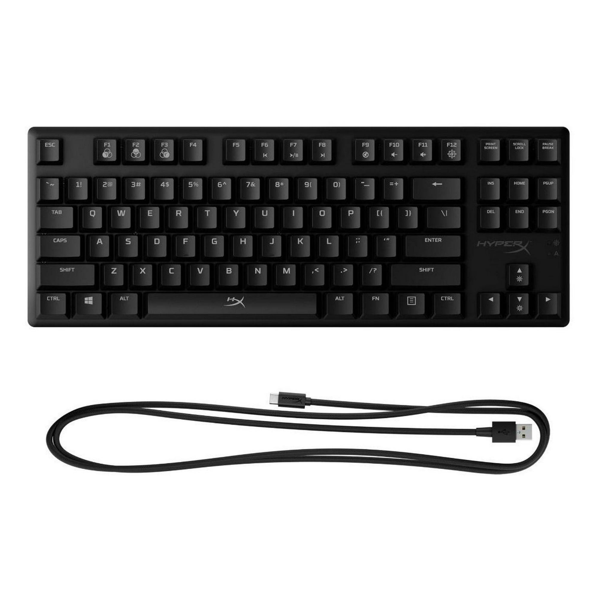 Teclado Gamer Hyperx Alloy Origins Core Rgb Ingles Red Lin Negro
