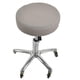 thumbnail image 3 of Cojín De Asiento De Silla De Cubierta De Taburete De Bar Redondo Elástico 40 Cm Gris, 3 of 5