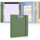 thumbnail image 1 of SKYDUE 3 Ring Binder with Clipboard, 13.2 × 10.2, cuero sintético, 1 of 3
