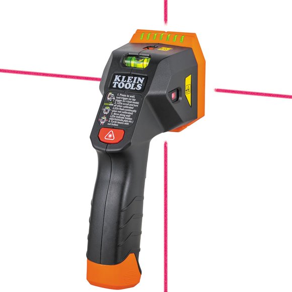 Buscador electrónico de pernos Klein Tools ESF150LL con láseres de líneas cruzadas